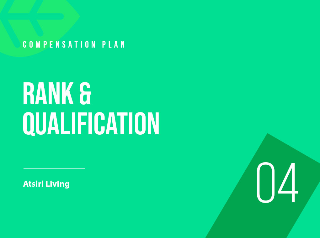 Compensation Plan part 4 Rank & Qualification Atsiri Living